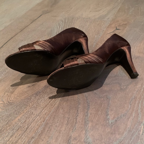 Mootsies Tootsies Satin Peep-Toe Pumps - Picture 7 of 7